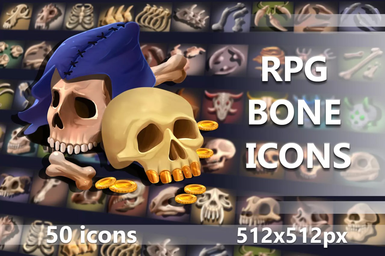 3700 Fantasy RPG Icons Pack📱 - изображение 3